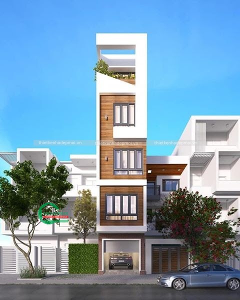 Mẫu nhà phố đẹp 