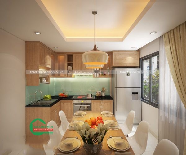 Thiết kế nhà ống 5 tầng hiện đại, đẹp, đầy đủ tiện nghi