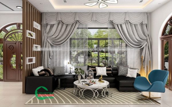 Thiết kế biệt thự tân cổ điển 3 tầng tiện nghi, phong cách