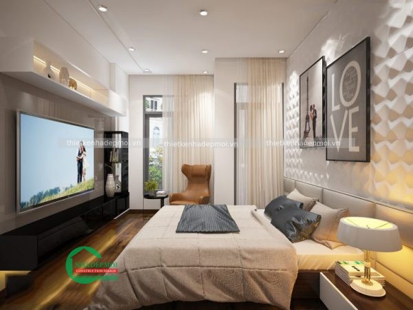 Thiết kế nhà ống 5 tầng hiện đại, đẹp, đầy đủ tiện nghi