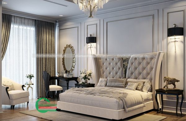 Thiết kế biệt thự tân cổ điển 3 tầng hài hòa trong từng đường nét