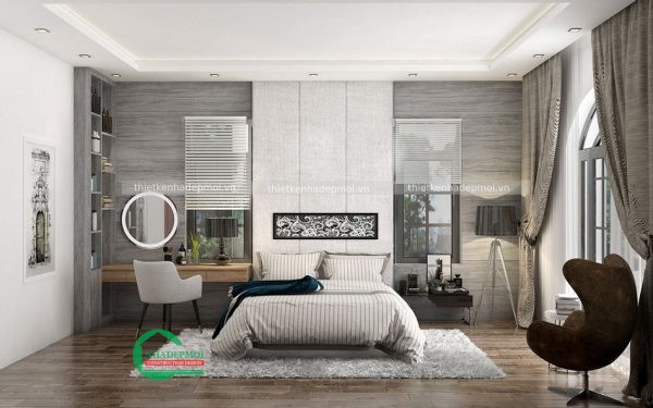 Thiết kế biệt thự tân cổ điển 3 tầng tiện nghi, phong cách