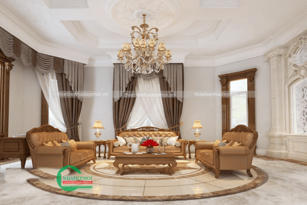 Mẫu biệt thự cổ điển 3 tầng lộng lẫy tuyệt đẹp