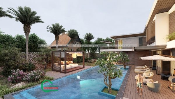 Thiết kế biệt thự hiện đại 2 tầng sang trọng, đẳng cấp