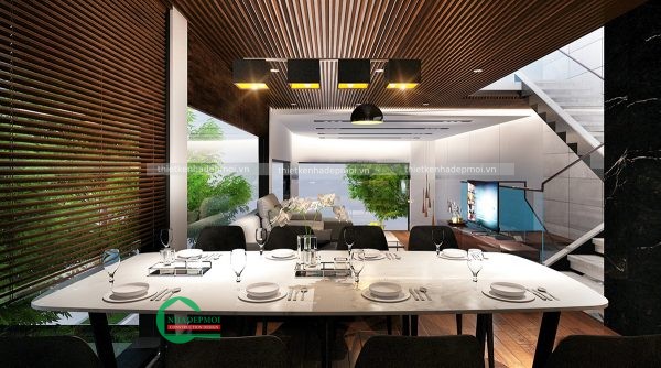 Thiết kế biệt thự 4 tầng 2 mặt tiền đẳng cấp