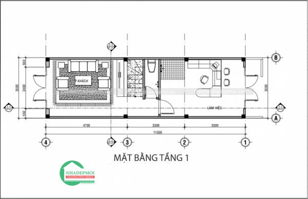 Thiết kế nhà ống 5 tầng hiện đại, đẹp, đầy đủ tiện nghi