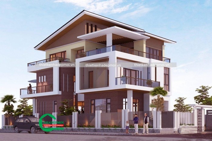 Thiết kế xây dựng mẫu nhà mái thái tại bình dương