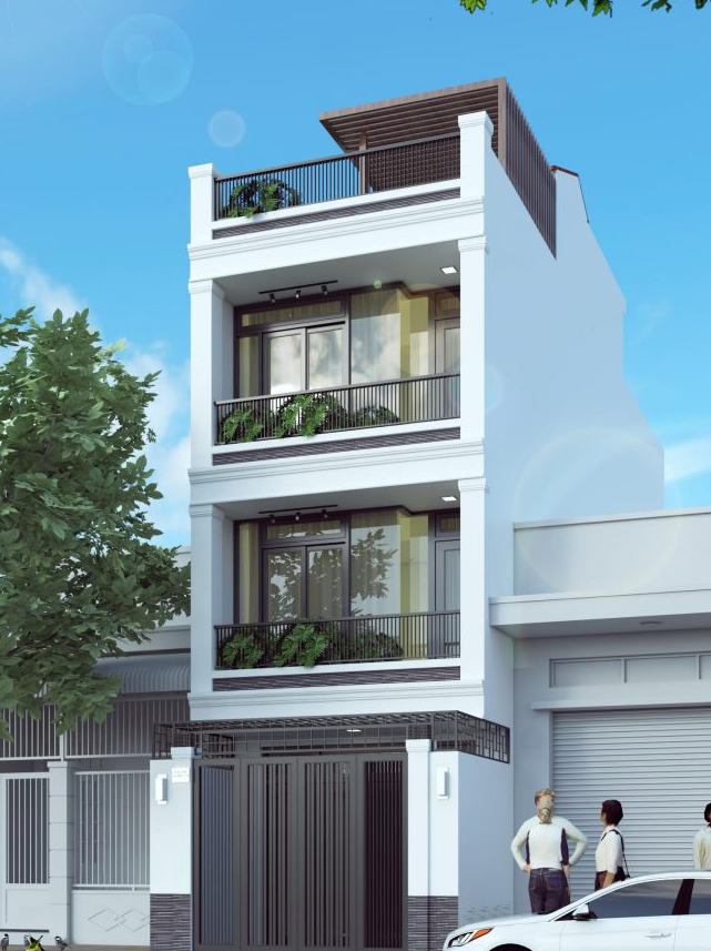 mẫu nhà đẹp 3 tầng