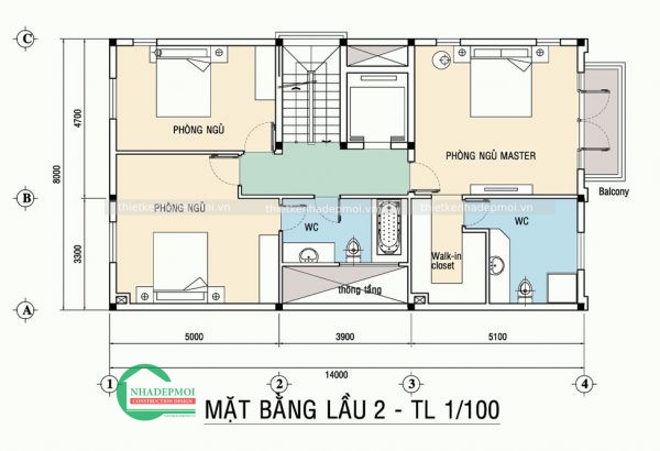 Mặt bằng tầng 3