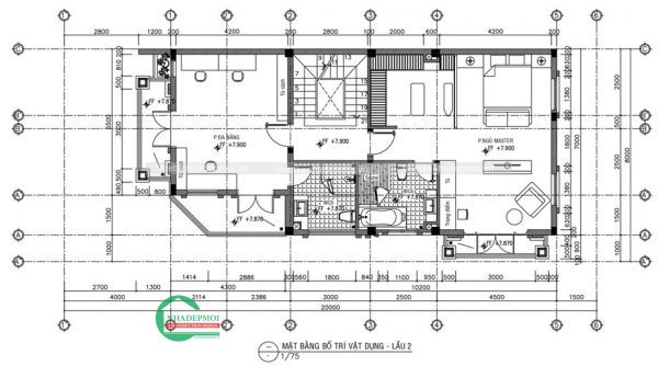 Mặt bằng tầng 3