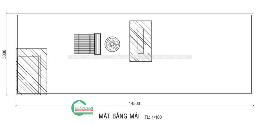 mặt bằng mái