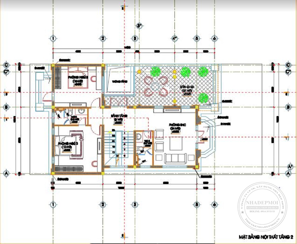 Mẫu biệt thự mini đẹp 3 tầng&nbsp;