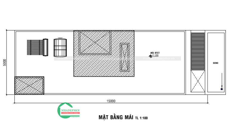 Mẫu nhà phố 1 trệt 2 lầu - gia đình chị duyên quận 7