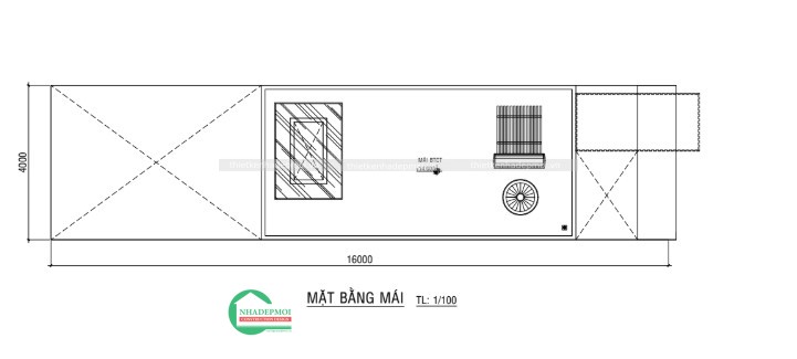 Mẫu nhà phố 1 trệt 2 lầu sân thượng hiện đại