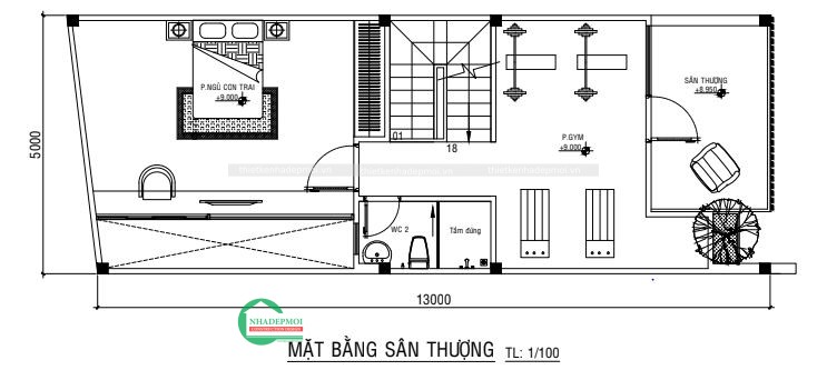 Mẫu nhà phố 1 trệt 2 lầu có bán hầm&nbsp;