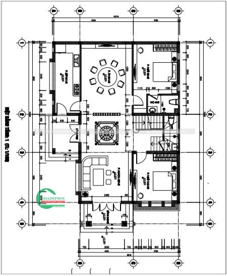 Thiết kế biệt thự 2 tầng phong cách hiện đại