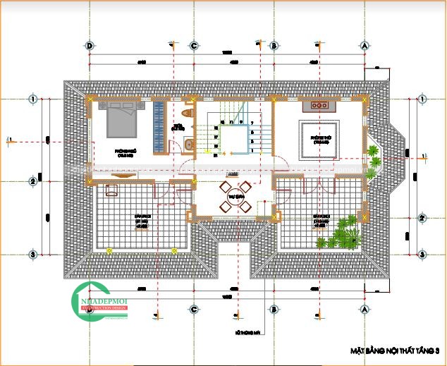 Biệt thự hiện đại 3 tầng&nbsp;