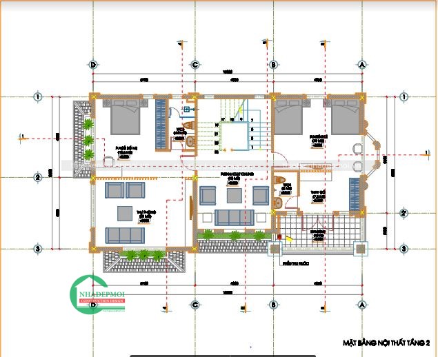 Biệt thự hiện đại 3 tầng&nbsp;