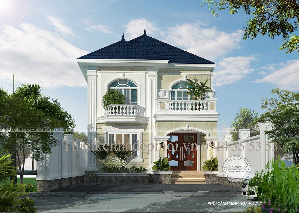 biêt thự mini 2 tầng