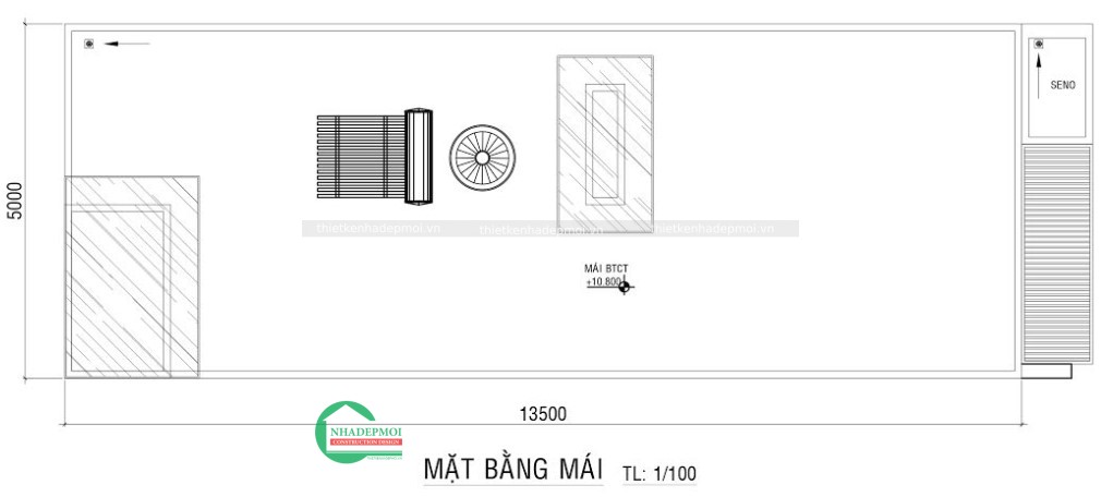 Thiết kế nhà phố 1 trệt 1 lầu hiện đại