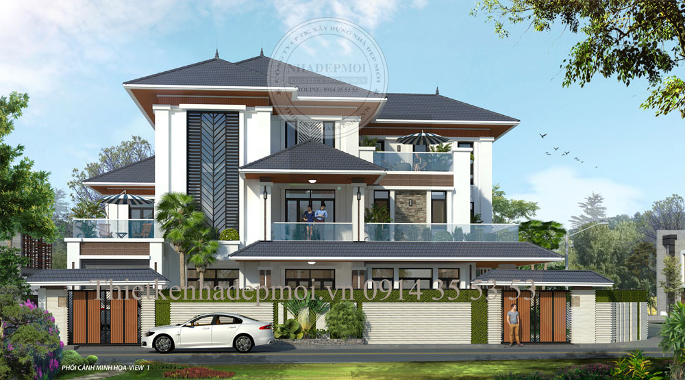 Thiết kế biệt thự phong cách Nhật