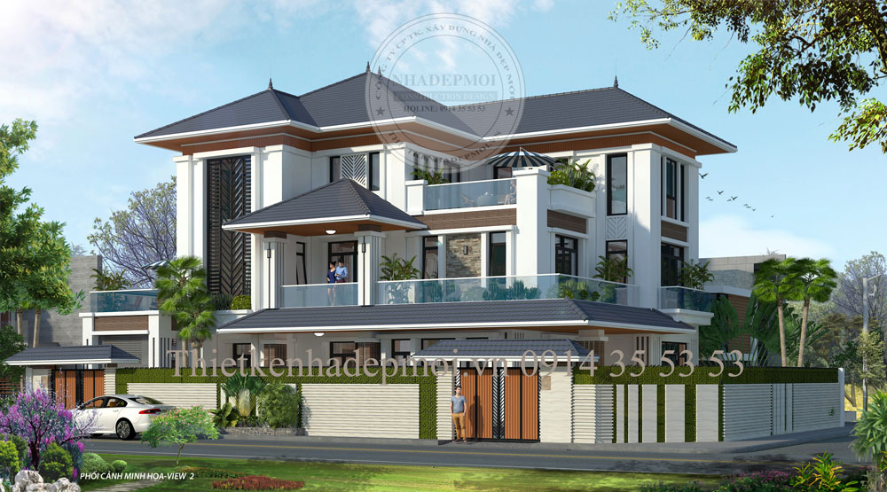 Thiết kế biệt thự phong cách Nhật