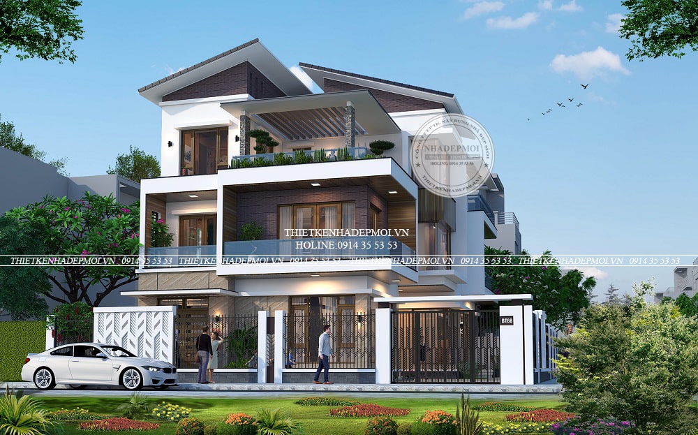 nhà thái lệch