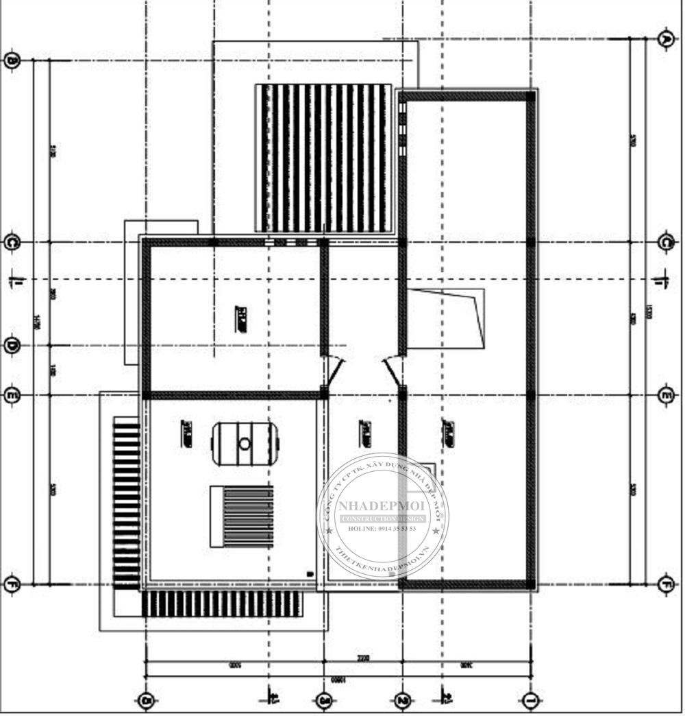 Mẫu thiết kế biệt thự hiện đại 3 tầng