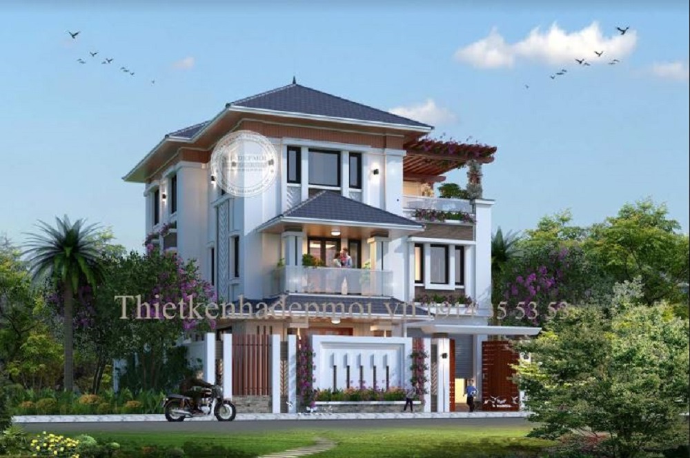Mẫu thiết kế biệt thự hiện đại phong cách Nhật sang trọng-3