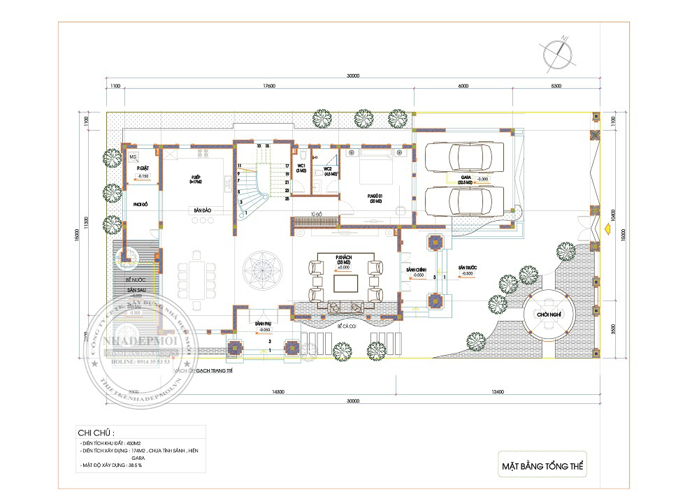 Mẫu biệt thự 2 tầng 3