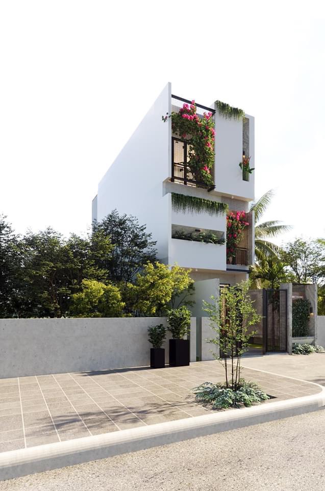 Mẫu nhà phố 3 tầng hiện đại đẹp của anh lộc ở bình tân