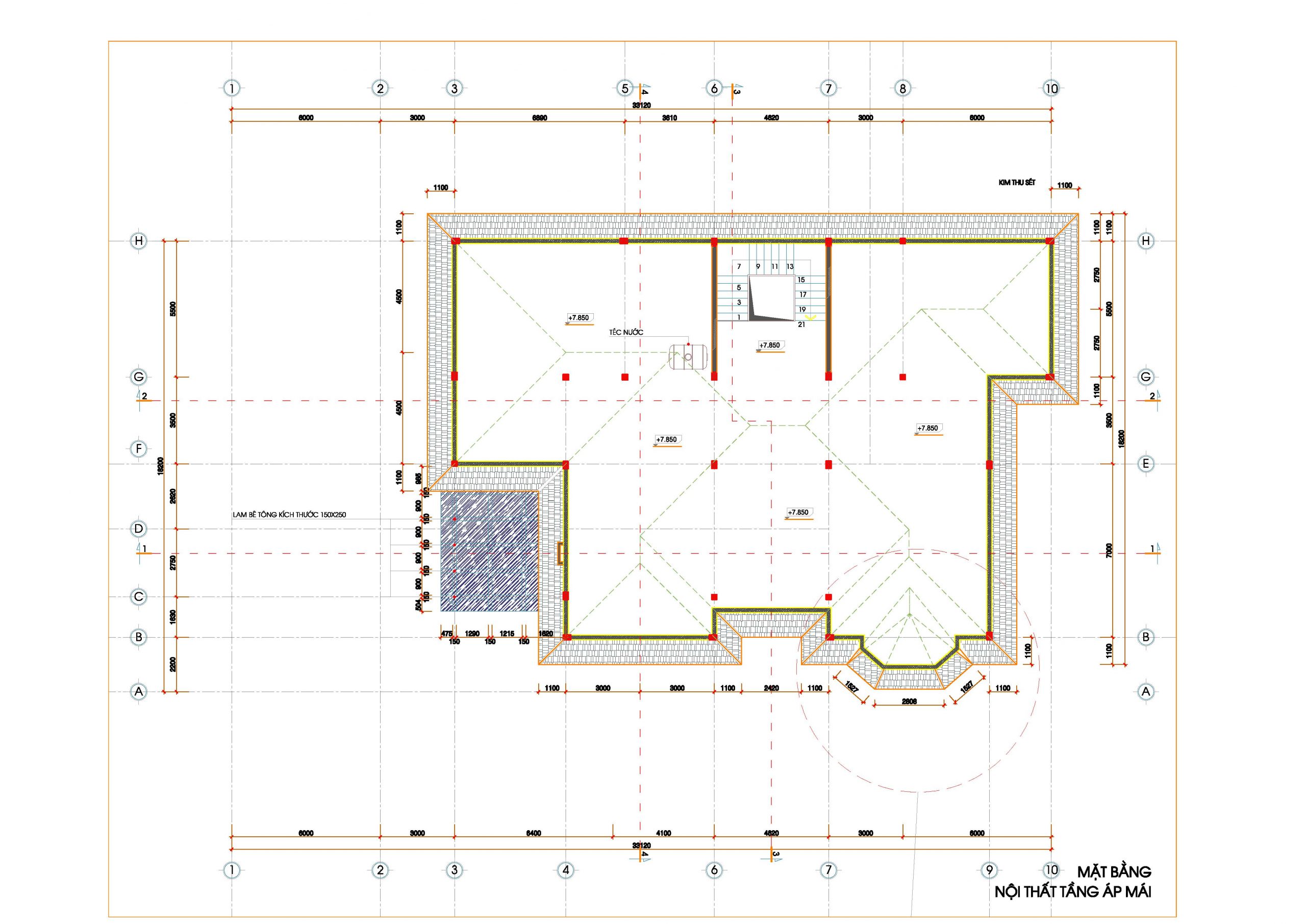 Thiết kế biệt thự sân vườn 2 tầng đẹp nhà anh thiên ở vĩnh long