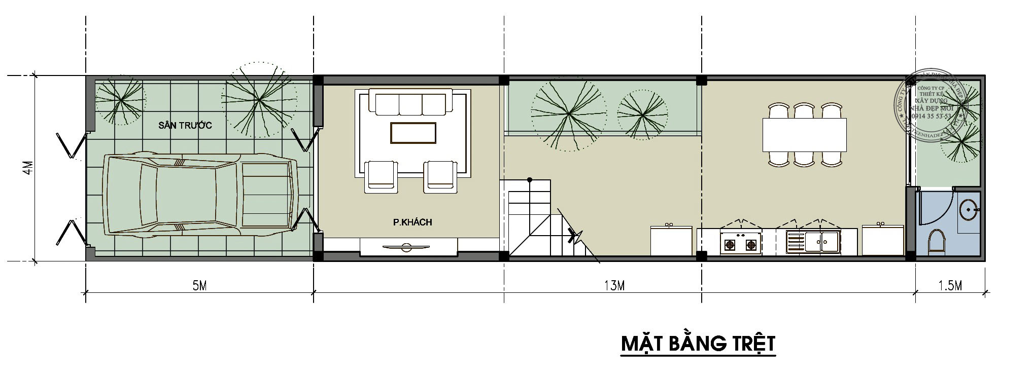 Mẫu nhà phố hiện đại 3 tầng anh bình, quận 5, tp.hcm