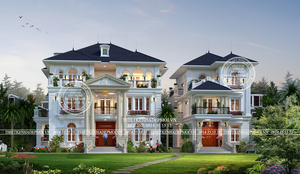 Công ty thiết kế biệt thự đẹp tại bến tre trọn gói - giá rẻ