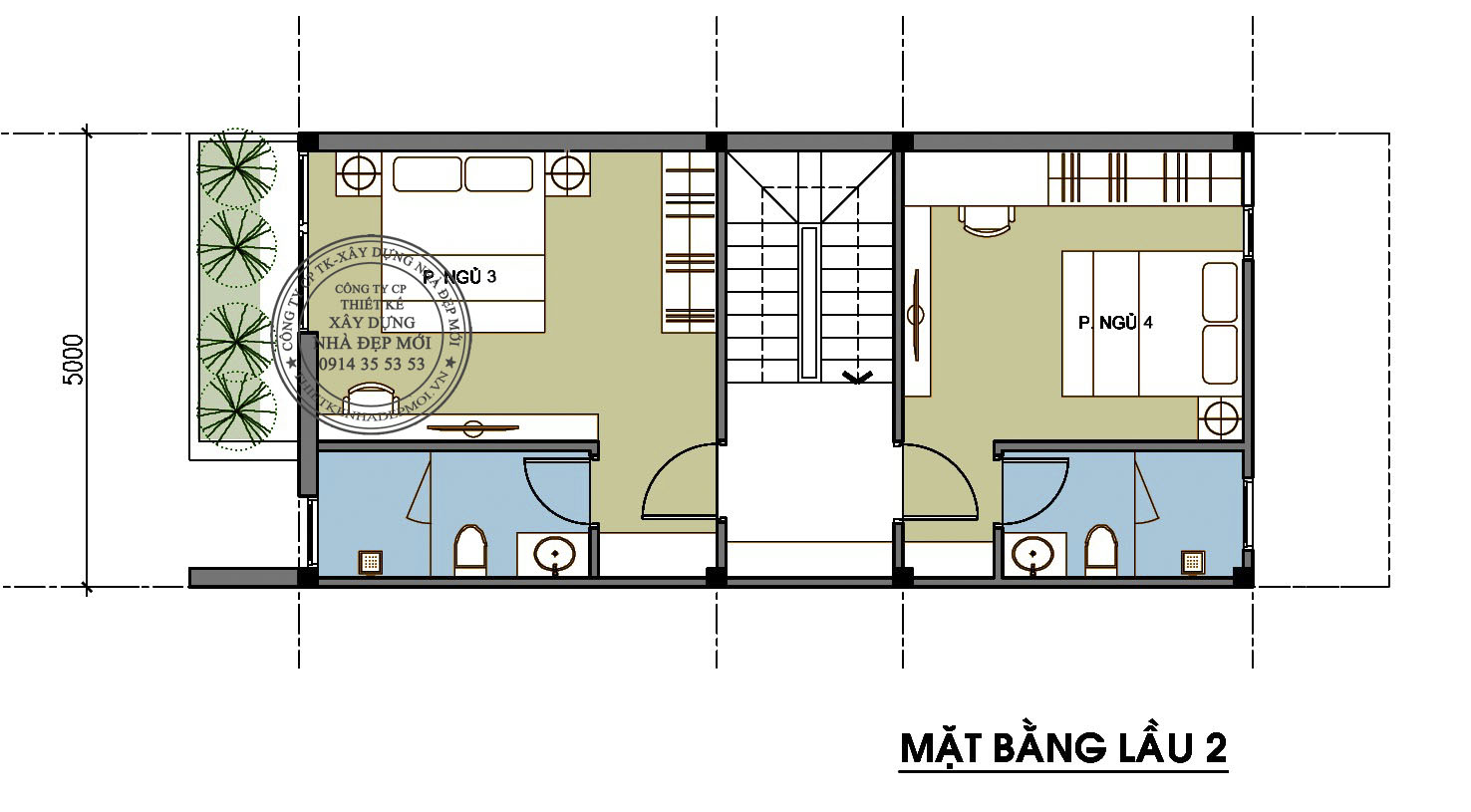 Mẫu nhà đẹp 4 tầng -2