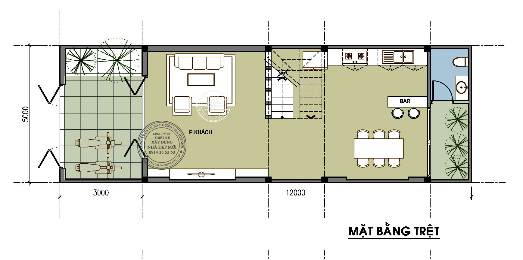 Mẫu nhà đẹp 4 tầng -3