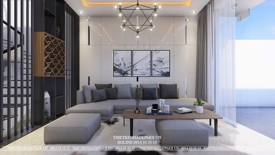 Mẫu nhà phố hiện đại 4 tầng