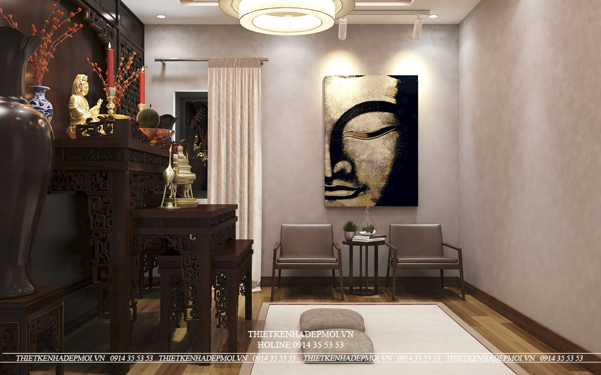 Mẫu nhà 1 trệt 2 lầu sân thượng