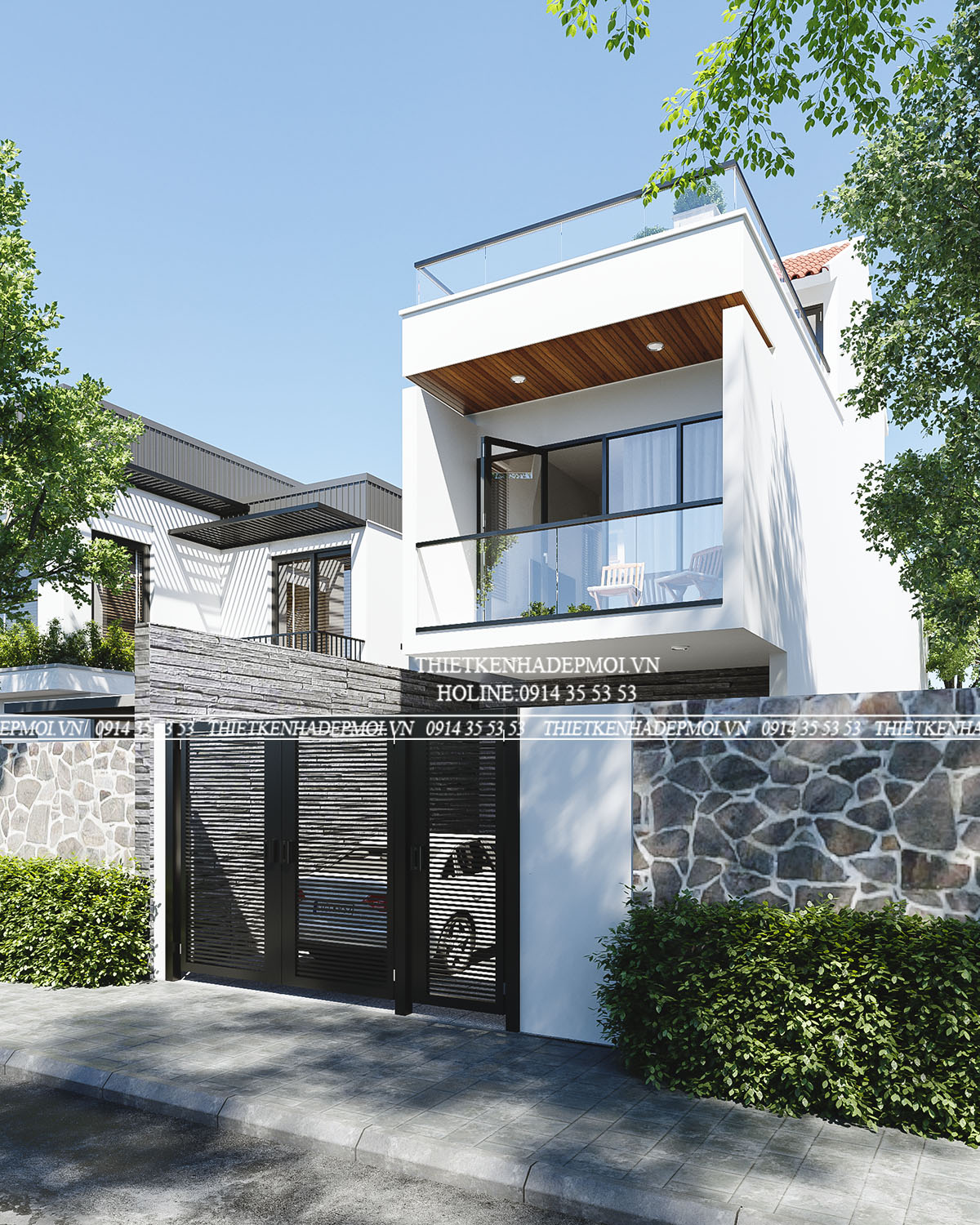 Thiết kế nhà đẹp 3 tầng