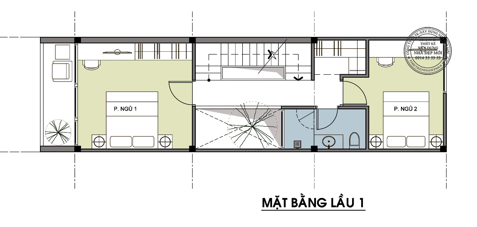 Thiết kế nhà đẹp 3 tầng-3