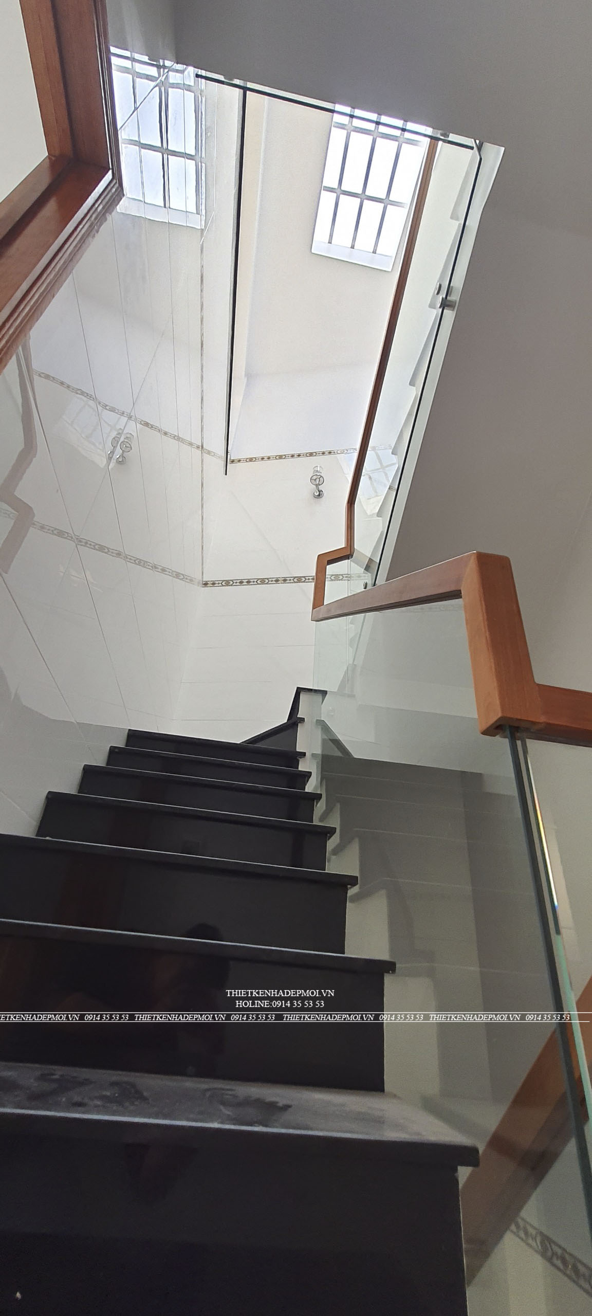 Bàn giao nhà phố 3 tầng hiện đại diện tích nhỏ