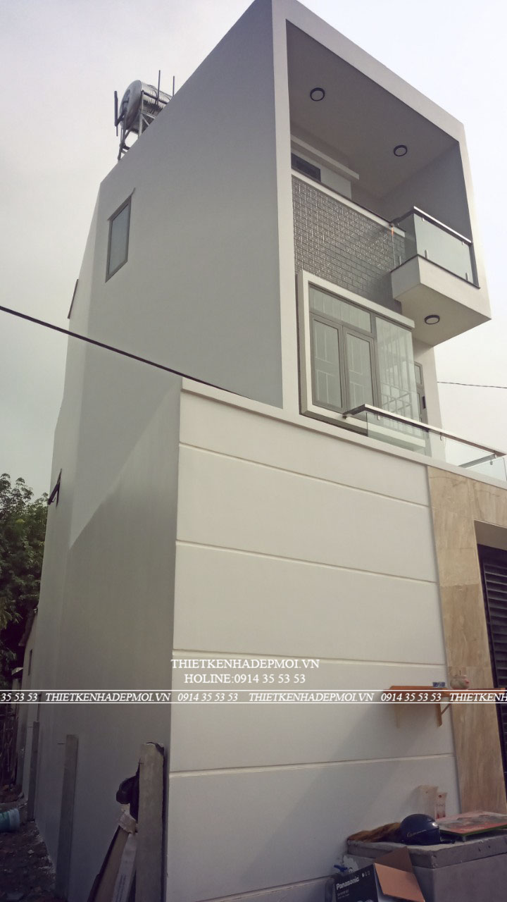 nhà 3 tầng diện tích nhỏ