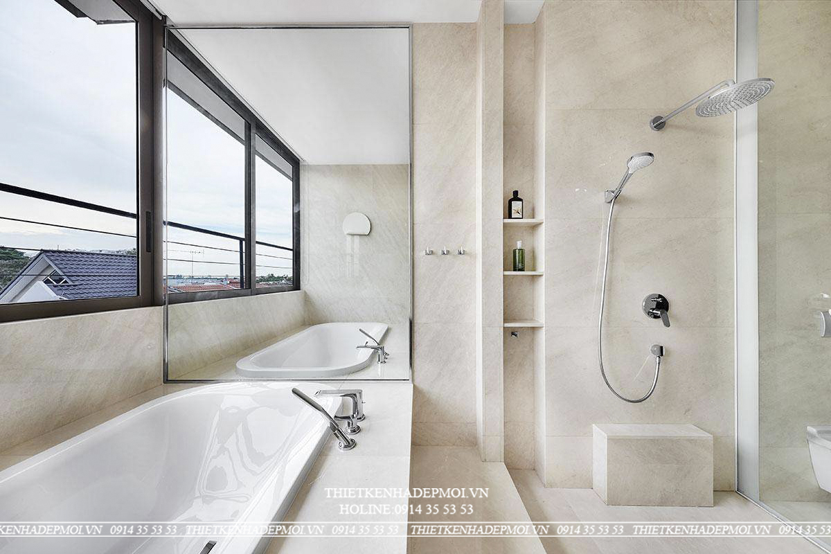 Hòang thiện thi công trọn gói nhà phố 3 tầng anh thành