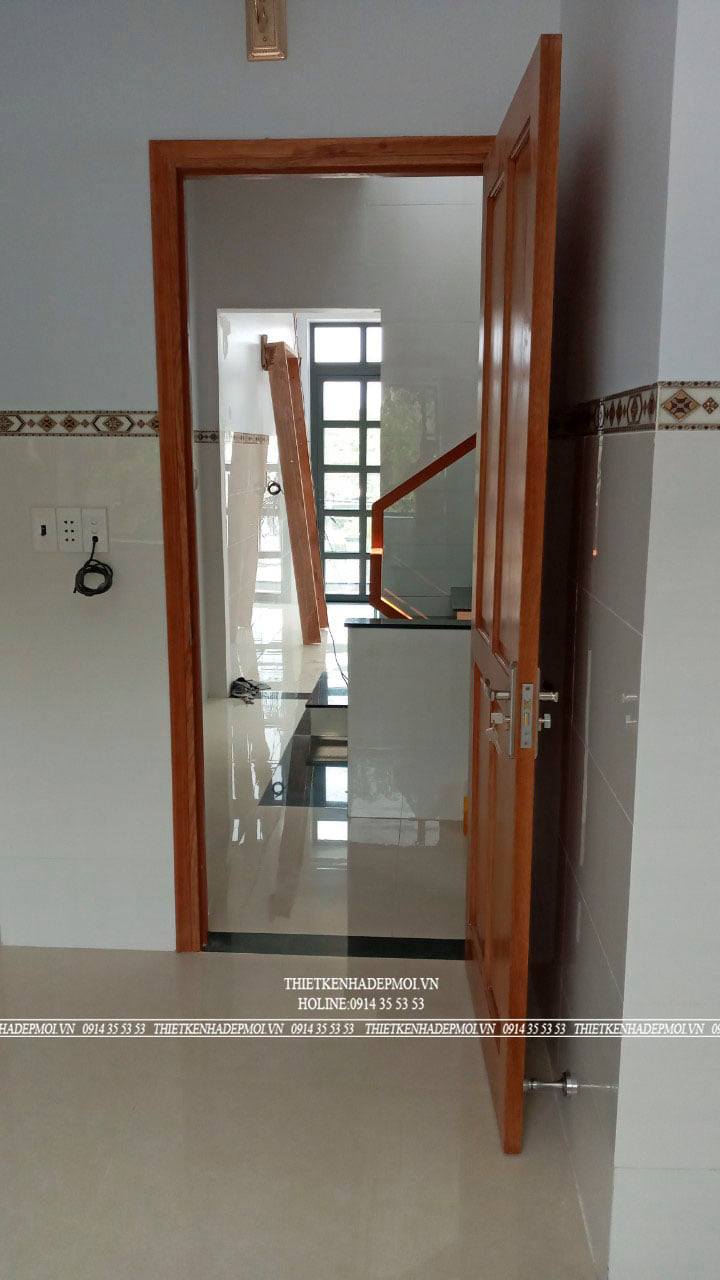 Bàn giao nhà phố 3 tầng hiện đại diện tích nhỏ