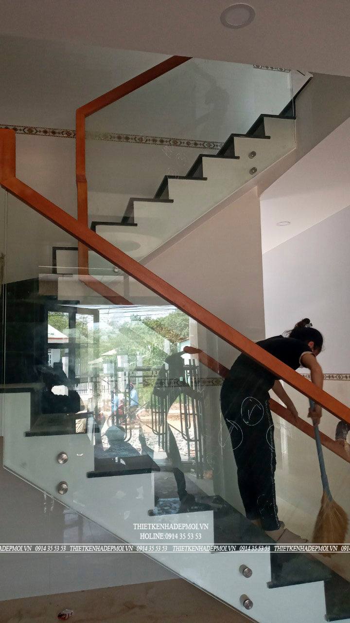Bàn giao nhà phố 3 tầng hiện đại diện tích nhỏ