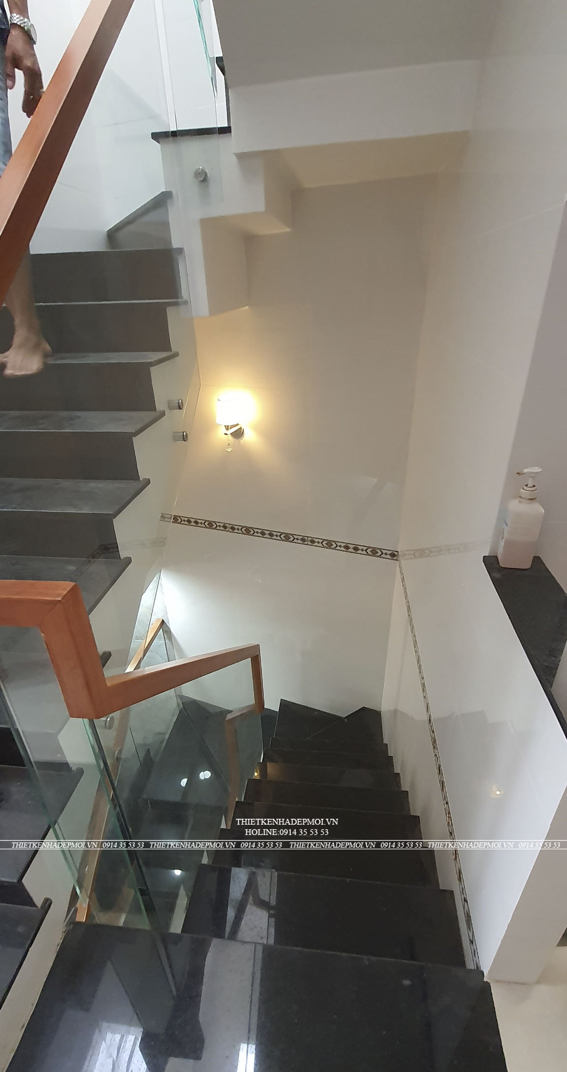 Bàn giao nhà phố 3 tầng hiện đại diện tích nhỏ