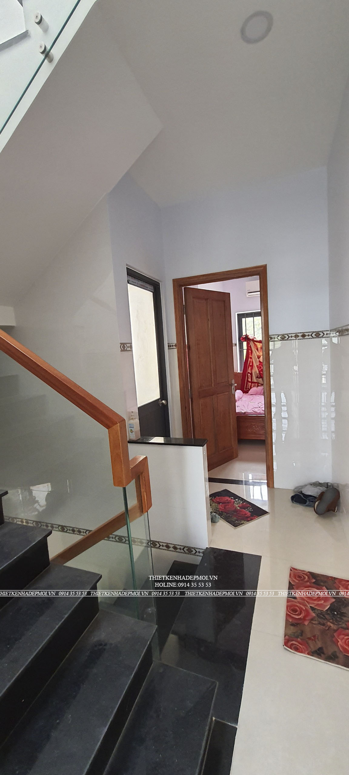 Bàn giao nhà phố 3 tầng hiện đại diện tích nhỏ