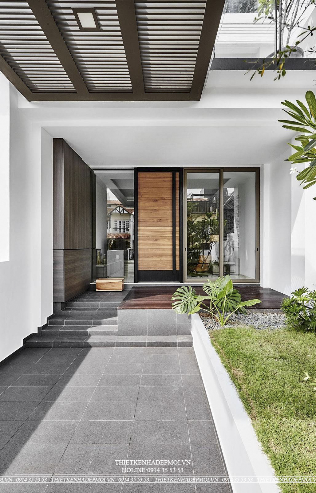 Nhà phố có tiểu cảnh 