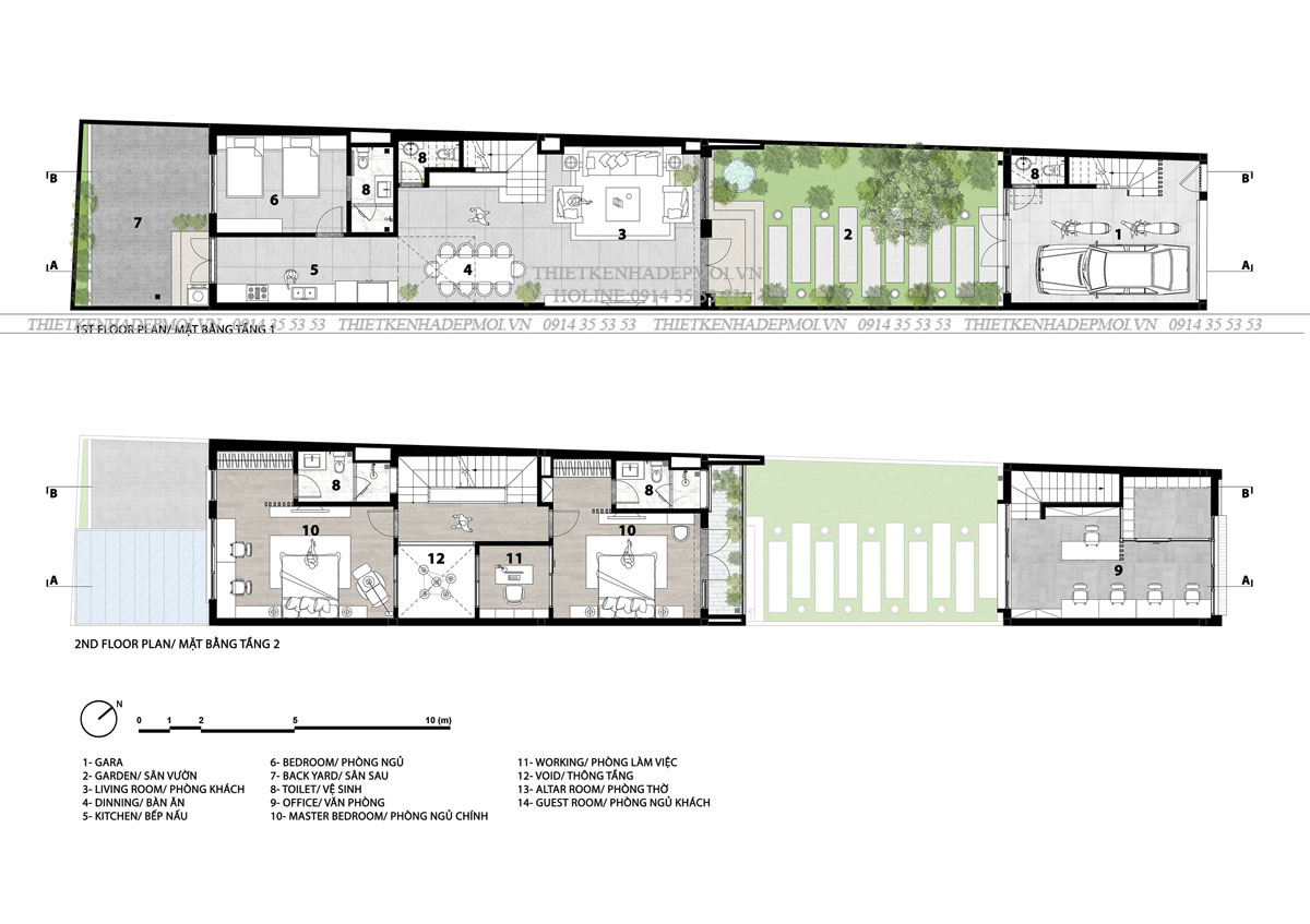 Hình ảnh thực tế nhà phố 3 tầng khách hàng