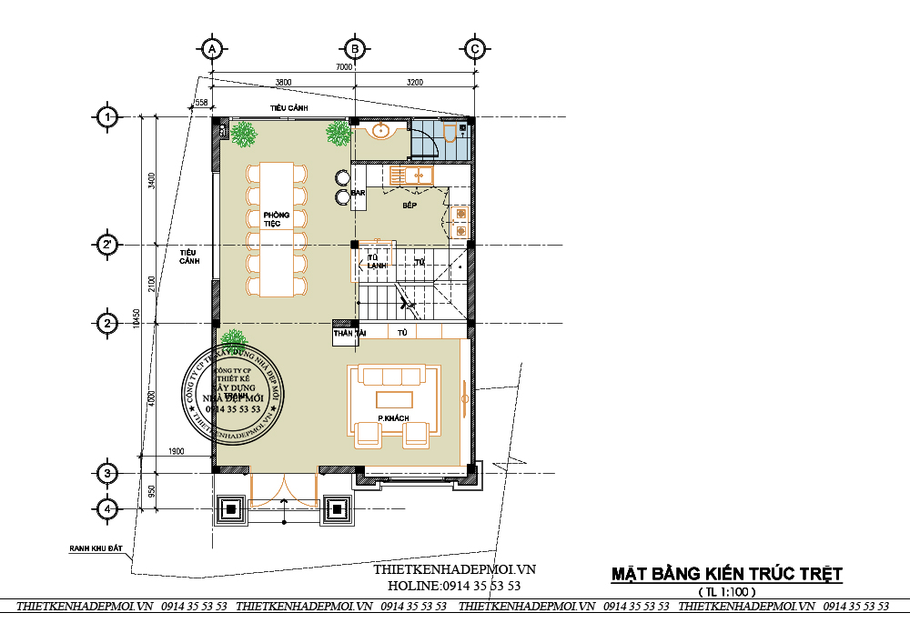 Mẫu biệt thự phố 3 tầng đẹp nhà anh hùng quận 8, tp.hcm